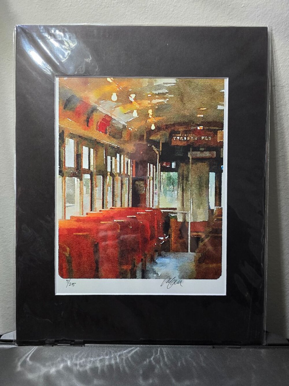 14x11 New Orleans St. Charles Streetcar Print